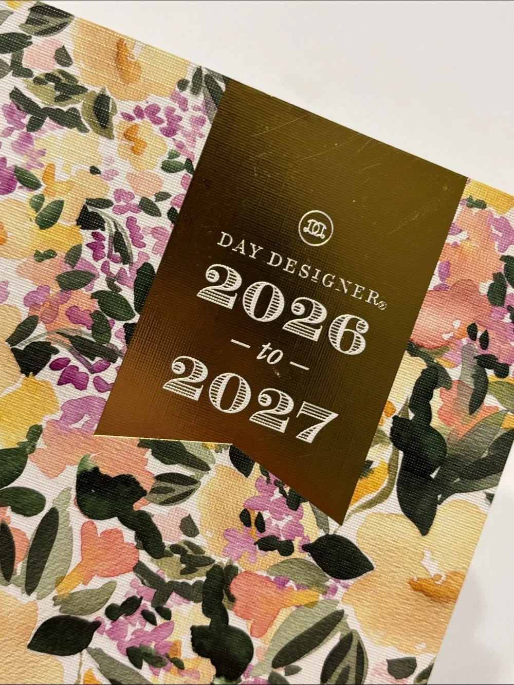 Blue Sky Day Designer 2026-2027 Monthly Deluxe Planner in Marjorie Floral Clear